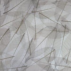 Skelettblätter Anthrazit