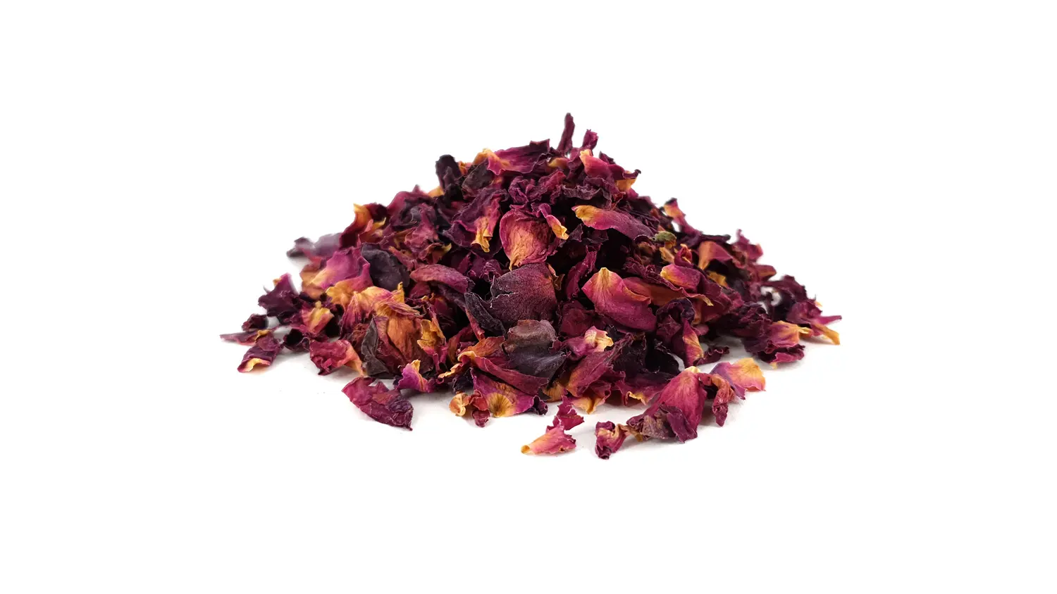 Raw material of the ORGANOID natural wallpaper Rose Petals light: Fragrant red rose petals