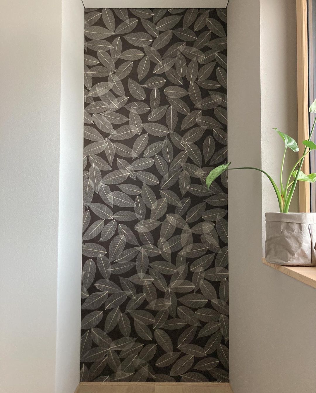 SKELETTBLÄTTER medium - auf Flexi braun